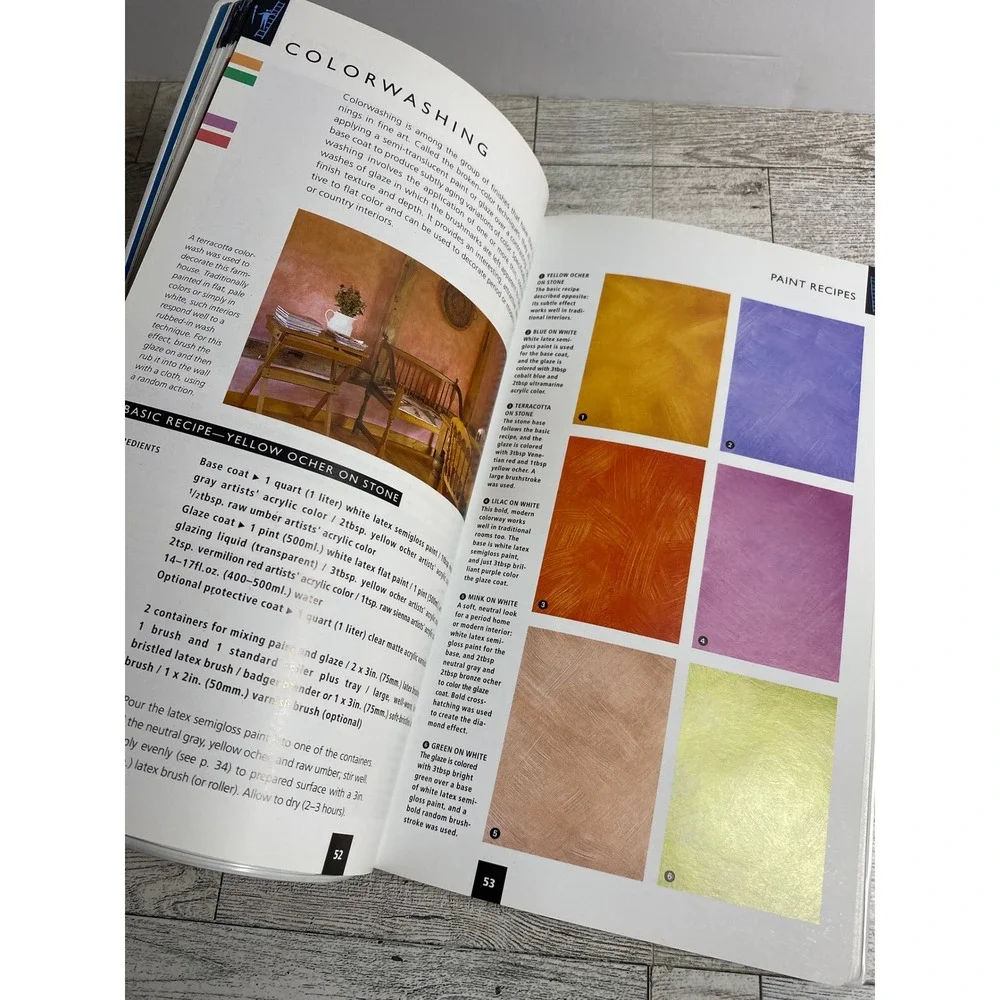Paint Recipes Guide to Colors and Finishes for the Home Liz Wagstaff 1996‎ Book